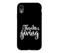 Carcasa para iPhone XR Celebración Familiar de Acción de Gracias Turquía EE. UU. Noviembre