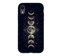 Carcasa para iPhone XR Celestial Fase Lunar Mística Bruja Astrología Estética