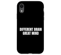 Carcasa para iPhone XR Cerebro Diferente Gran Mente Neurodiversidad Conciencia Hombres Niños