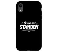 Carcasa para iPhone XR Cerebro en Espera Divertida Pausa Mental declaración de Humor