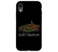 Carcasa para iPhone XR Cesky Krumlov Chequia - Recuerdo de Viaje para Regalo histórico de la Ciudad