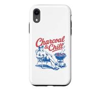 Carcasa para iPhone XR Charcoal & Chill Summer BBQ Grill Dad Father's Day Relax