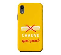 Carcasa para iPhone XR Chauve Qui Peut Humour de Cheveux Salon de Coiffure