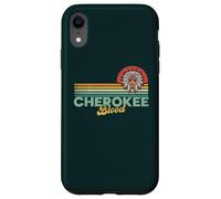 Carcasa para iPhone XR Cherokee Blood Retro Sun Vintage Indian American Tocado
