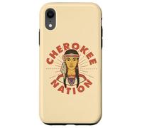 Carcasa para iPhone XR Cherokee Nation Peoples Tribu Orgullosa Mujer Nativa Americana