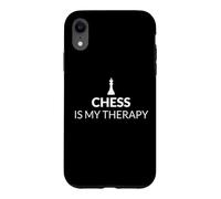 Carcasa para iPhone XR Chess Is My Therapy Funny Chess Lover Juego de Mesa de Estrategia