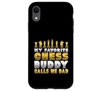Carcasa para iPhone XR Chess Player Humor Favorite Chess Buddy Calls Me Dad Chess