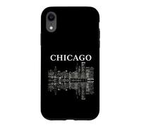 Carcasa para iPhone XR Chicago Illinois Skyline City Reflection Urban
