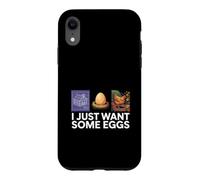 Carcasa para iPhone XR Chicken Farmer I Just Want Some Eggs