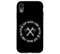 Carcasa para iPhone XR Chop Wood Transportar Agua Meditador Consciente Dulce Meme