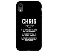 Carcasa para iPhone XR Chris Definition Funny Talented Great Cosplay Christophers
