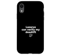 Carcasa para iPhone XR Christian Faith Powerlifting Barbell Peso Muerto