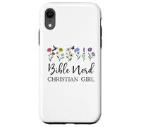 Carcasa para iPhone XR Christian Girls Nerd Bible Study Scripture Pastor God Jesus