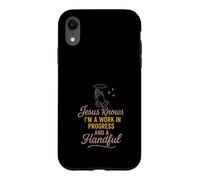 Carcasa para iPhone XR Christian Petty Oró Fe Humor SASS God Knows Me