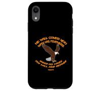 Carcasa para iPhone XR Christian Salmo 91 Protección del Águila Inspiradora