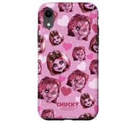 Carcasa para iPhone XR Chucky and Tiffany Hearts All-Over Print