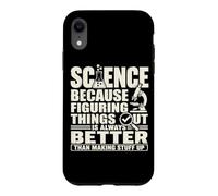 Carcasa para iPhone XR Científico Evidencia Hechos Ciencia Educación Humor