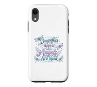 Carcasa para iPhone XR Cita Espiritual del Recuerdo del ángel de la libélula