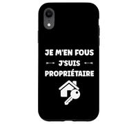Carcasa para iPhone XR Citation Proprio Humour Je Men fous je Suis Propriétaire