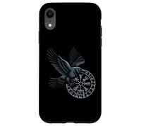 Carcasa para iPhone XR Classic Huginn Muninn Celtic Viking Brújula Vegvisir