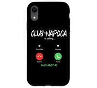 Carcasa para iPhone XR Cluj-Napoca está Llamando y Debo IR a Rumania de Viaje