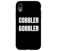 Carcasa para iPhone XR Cobbler Gobbler Funny Thanksgiving Dessert Lover Design