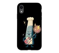 Carcasa para iPhone XR Cocinero Divertido con Guitarra eléctrica para Amantes del Rock y la Cocina