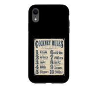 Carcasa para iPhone XR Cockney Rules Londres Rhyming Slang