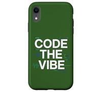 Carcasa para iPhone XR Code The Vibe Diseño de codificación para desarrolladores Coders