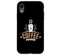 Carcasa para iPhone XR Coffee Powers Funny Cafeine Baristas Coffee Lover