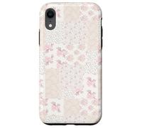 Carcasa para iPhone XR Colcha de Encaje Collage Floral Patchwork Girly Coquette Romántico