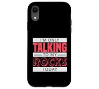 Carcasa para iPhone XR Coleccionista de Rocas Geología Mineralogía Humor
