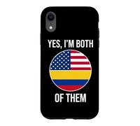 Carcasa para iPhone XR Colombiano Americano Sí Soy Ambos Herencia