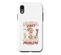 Carcasa para iPhone XR Colonial Vibes Problemas Modernos Camiseta Retro