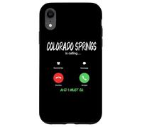 Carcasa para iPhone XR Colorado Springs está Llamando y Debo IR de Viaje