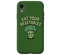 Carcasa para iPhone XR Come Tus Verduras Vegano Vegetariano Divertido Brócoli Dieta