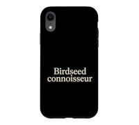 Carcasa para iPhone XR Comedero para pájaros Birdseed Connoisseur Backyard Birding