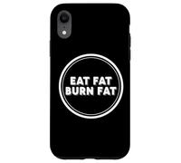 Carcasa para iPhone XR Comer Grasa Quema Grasa Keto cetogénico carnívoro Dieta Paleo Cita