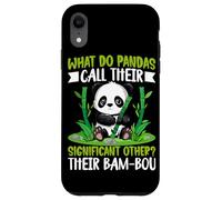 Carcasa para iPhone XR ¿Cómo Llaman los Pandas a su Otro significativo? Su Bam-BOU