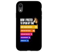 Carcasa para iPhone XR Cómo Prefiero Pasar mi Tiempo Hobby Horsing