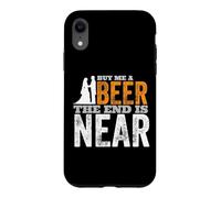 Carcasa para iPhone XR Cómprame una Cerveza El Fin es Casi Divertido Casarse Novio