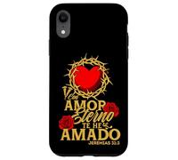 Carcasa para iPhone XR con Amor Eterno te he Amado, versículo Jeremías 31:3
