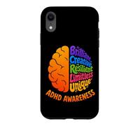 Carcasa para iPhone XR Conciencia del TDAH Afirmaciones del Trastorno de hiperactividad Cerebral