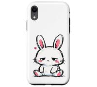Carcasa para iPhone XR Conejito Triste, Tan Lindo gráfico de Conejo