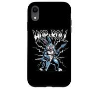 Carcasa para iPhone XR Conejo de Guitarra eléctrica Hop and Roll Heavy Metal Easter Bunny