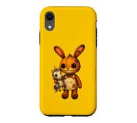 Carcasa para iPhone XR Conejo Kawaii Unicornio Espeluznante Lindo Conejo de Retazos de Halloween