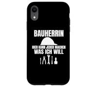 Carcasa para iPhone XR Constructor casa de ensueño Refranes de construcción de