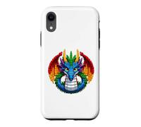 Carcasa para iPhone XR Cool Dragon Master Builder Building Blocks Bricks Kids Boys