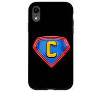 Carcasa para iPhone XR Cool Super C Alphabet Cute Initial Monogram Letter C Graphic