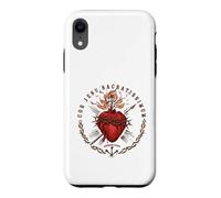 Carcasa para iPhone XR Cor Jesu Sacratissimum Sagrado Corazón Tradicional Católico